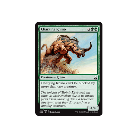 Charging Rhino - Foil