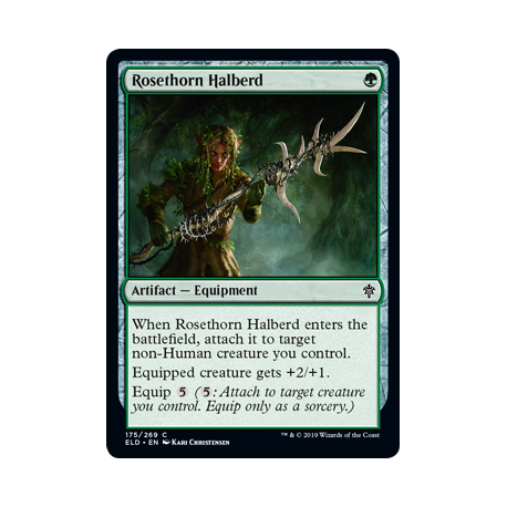Rosethorn Halberd - Foil