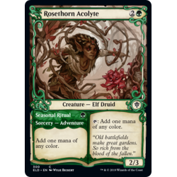 Rosethorn Acolyte (Showcase) - Foil