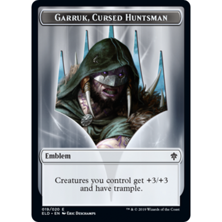 Garruk, Cursed Huntsman Emblem - Foil