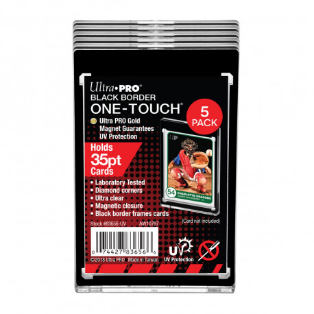 2 Ultra Pro One Touch Magnetic Card Holders 35pt 