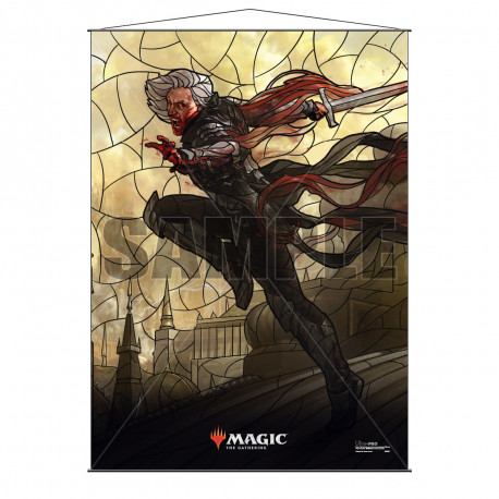 Ultra Pro - Stained Glass Planeswalkers Wall Scroll - Sorin