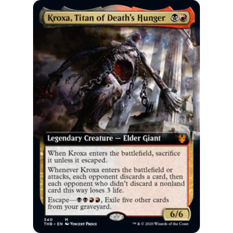 Kroxa, Titan of Death's Hunger (Extended) - Foil