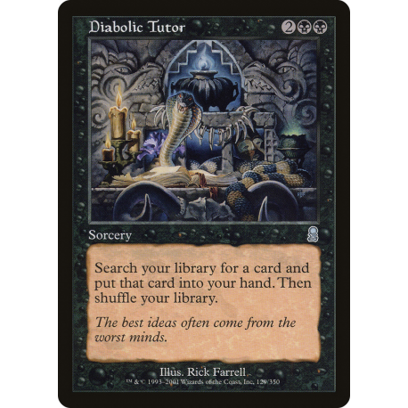 Diabolic Tutor - Foil