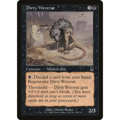 Dirty Wererat - Foil