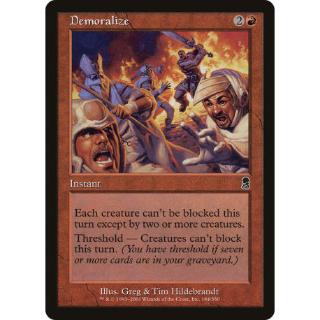 Demoralizzare - Foil