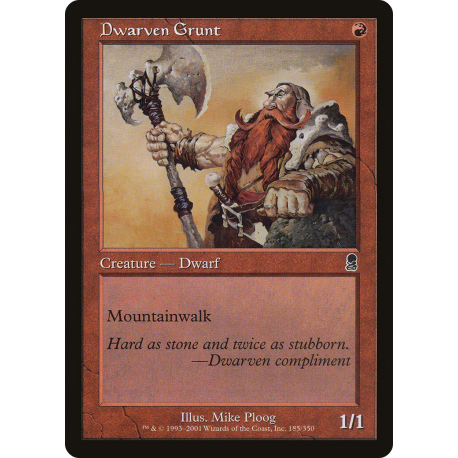 Dwarven Grunt - Foil