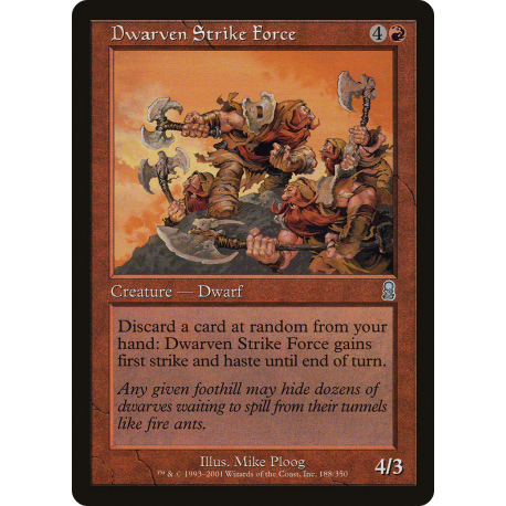 Dwarven Strike Force - Foil