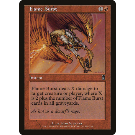 Flame Burst - Foil