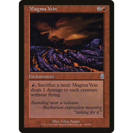 Veine de magma - Foil