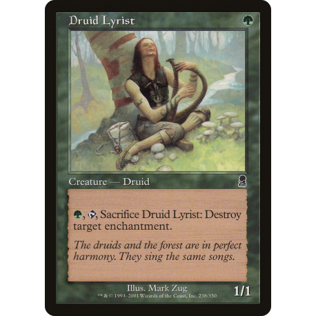 Lyriste druide - Foil