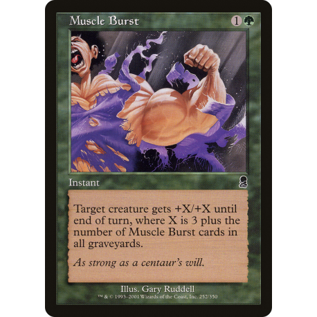 Muscle Burst - Foil