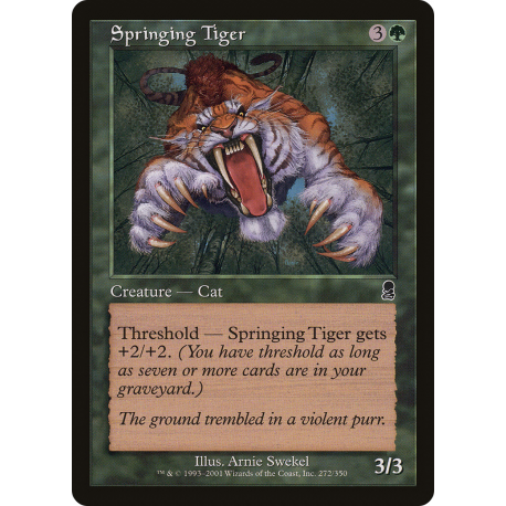 Springender Tiger