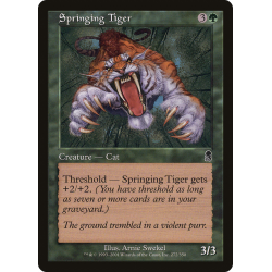 Springing Tiger - Foil