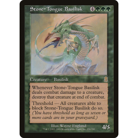 Steinzungen-Basilisk - Foil