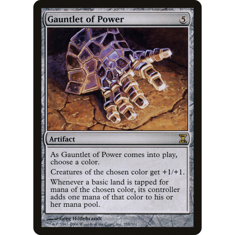 Gantelet de pouvoir - Foil