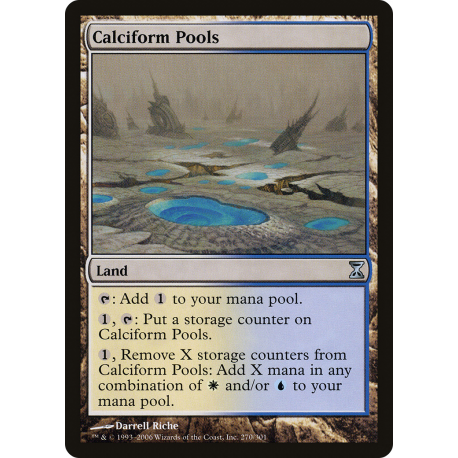 Bassins calciformes - Foil