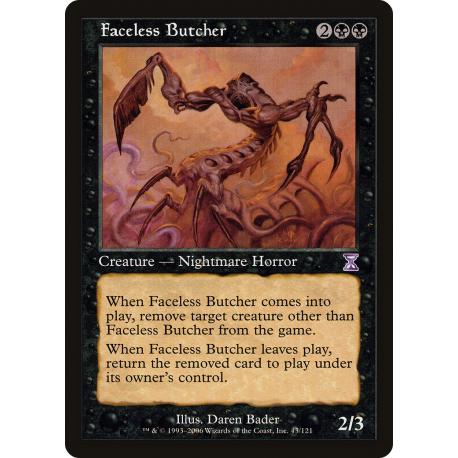 Faceless Butcher - Foil