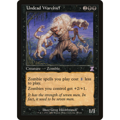 Undead Warchief - Foil