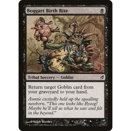 Rite de naissance boggart - Foil