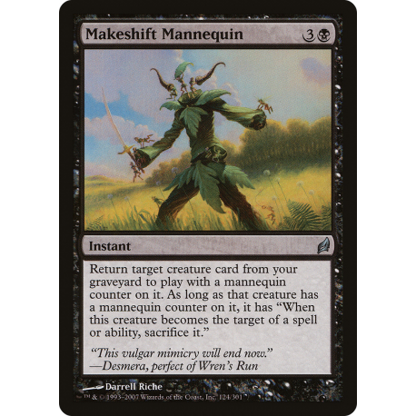 Mannequin improvisé