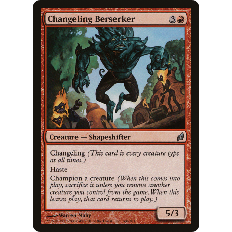 Berserker changelin - Foil