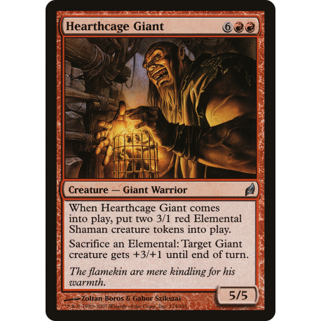 Géant du feu en cage - Foil