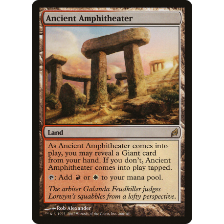 Ancient Amphitheater - Foil