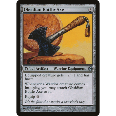 Obsidian Battle-Axe