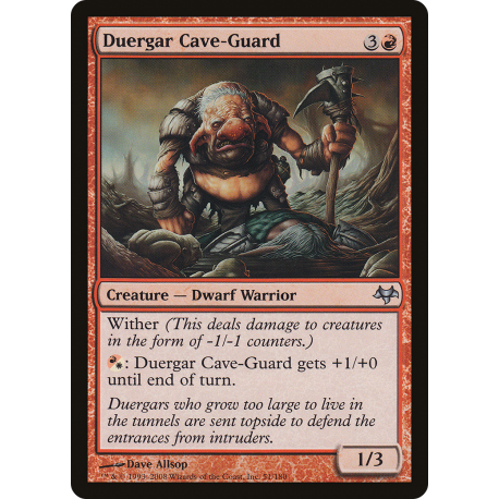 Duergar Guardiano delle Caverne - Foil