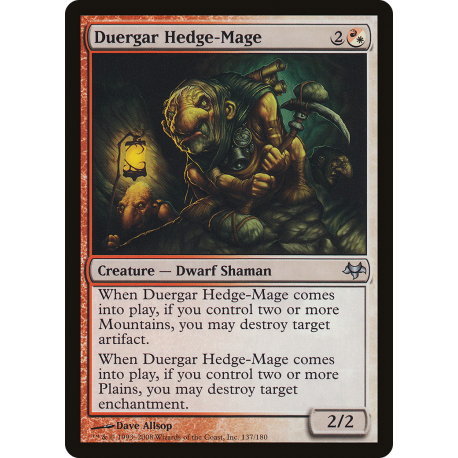 Mage des haies duergar