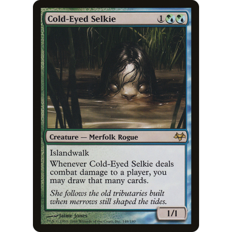 Cold-Eyed Selkie - Foil