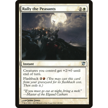 Ralliement des paysans - Foil