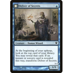 Delver of Secrets // Insectile Aberration