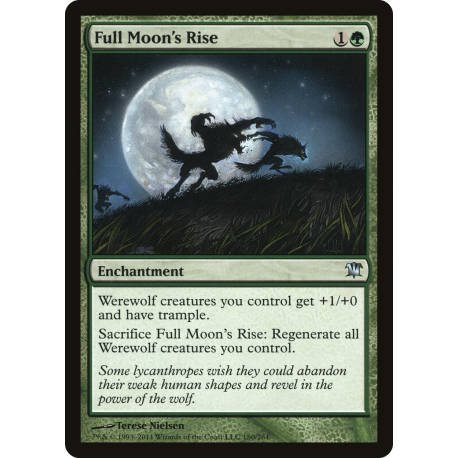 Lever de pleine lune - Foil