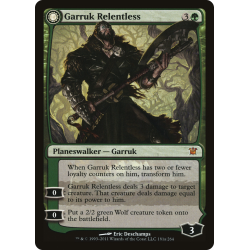 Garruk Relentless // Garruk, the Veil-Cursed - Foil