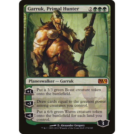 Garruk, Cacciatore Primitivo - Foil