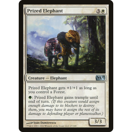 Éléphant prisé - Foil