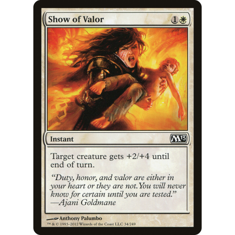 Show of Valor - Foil