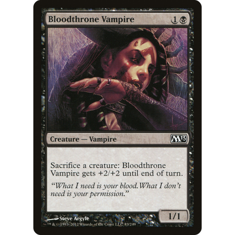 Vampira del Trono Insanguinato - Foil