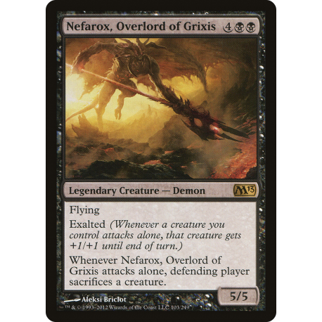 Nefarox, Signore Supremo di Grixis - Foil