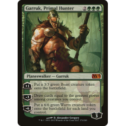 Garruk, Cacciatore Primitivo - Foil