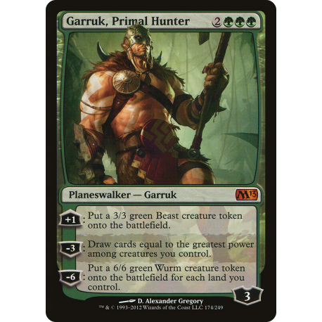 Garruk, Cacciatore Primitivo - Foil