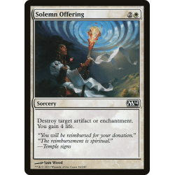 Solemn Offering - Foil