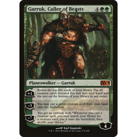 Garruk, Evocatore di Bestie - Foil