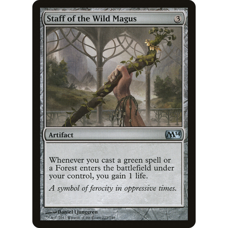 Staff of the Wild Magus - Foil