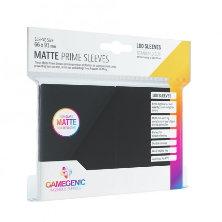 Gamegenic - Matte Prime Sleeves (100x)