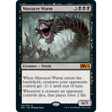 Massacre Wurm - Foil