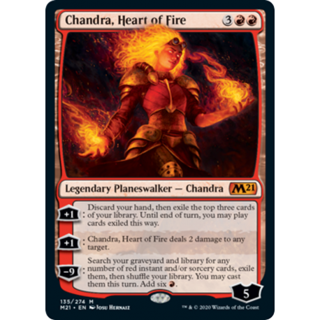 Chandra, Herz aus Feuer - Foil