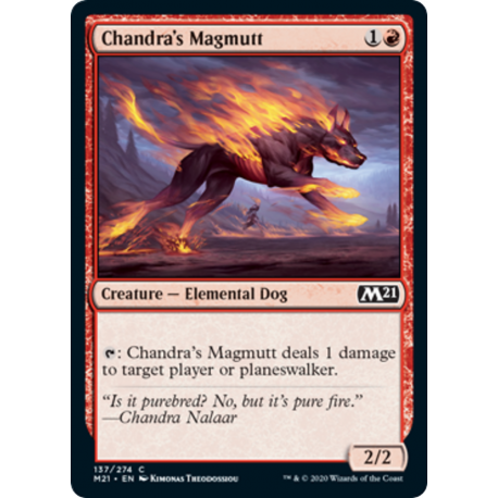 Chandras Magmaköter - Foil